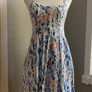 Express Spaghetti Strap Multicolor Dress